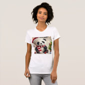 Panda Christmas T-Shirt (Vorne ganz)