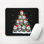 Panda Christmas Tree Lights Xmas Sweater Holiday P Mousepad (Mit Mouse)