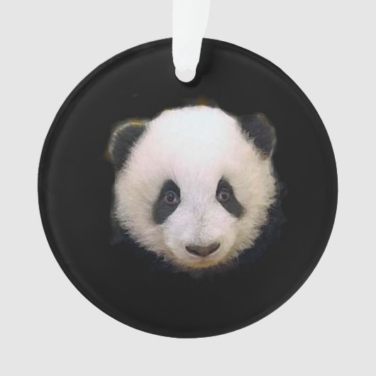 Panda Christmas Tree Ornament (Vorderseite)