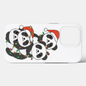 Panda Christmas Tree Weihnachtsanimals Pandas Case-Mate iPhone Hülle (Rückseite (Horizontal))