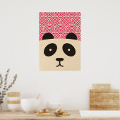 Panda & Circle Muster Plakat (Küche)
