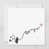 Panda Congratulations Card Karte (Vorderseite)