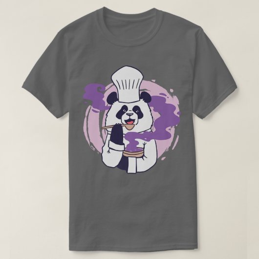 Panda Cooking Bär T-Shirt (Design vorne)