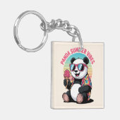 PANDA COOL SOMMER EIS KIND SCHLÜSSELANHÄNGER (Vorderseite links)