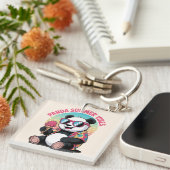 PANDA COOL SOMMER EIS KIND SCHLÜSSELANHÄNGER (Vorderseite rechts)