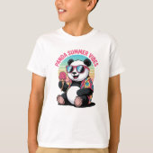 PANDA COOL SOMMER EIS KIND T-Shirt (Vorderseite)