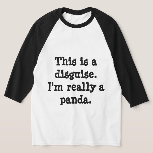 Panda Costume T-Shirt (Ablage )