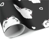 Panda Couple Geschenkpapier (Rolleneckpunkt)