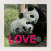 Panda Couple Puzzle Personalize (Vertikal)