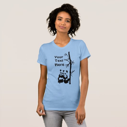 Panda Couple T - Shirt (Vorne ganz)