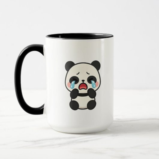 Panda Cry - Niedlicher Panda-Kaffee-Mugs Tee-Cup Tasse (Links)