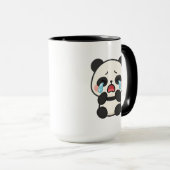 Panda Cry - Niedlicher Panda-Kaffee-Mugs Tee-Cup Tasse (VorderseiteRechts)
