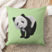 Panda Cub Green Kissen (Decke)