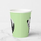 Panda Cub Green Pappbecher (Rechts)