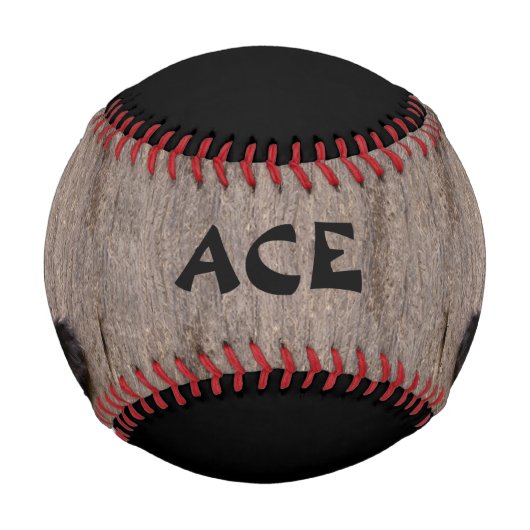 Panda cub Malerei Baseball (Vorderseite)