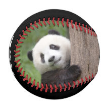 Panda cub Malerei Baseball