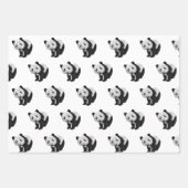 Panda Cub Tote Bag Geschenkpapier Set (Vorderseite)