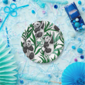 Panda cubs on pappteller (Party)