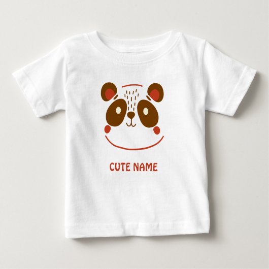 Panda Cuddles Baby T-shirt (Vorderseite)