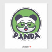 Panda Custom-Cut Vinyl Sticker (Blatt)