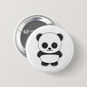 Panda Cute Design Button (Vorne & Hinten)