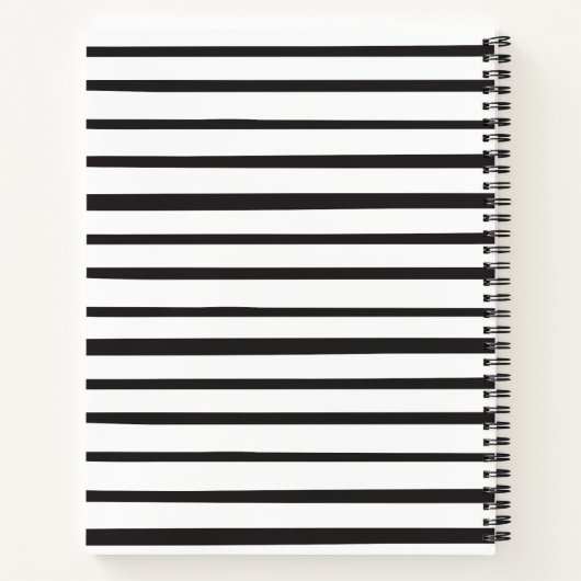 Panda Cute Pink Notizblock (Rückseite)