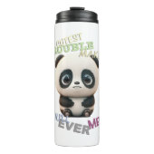 Panda Cuttest Trouble Maker Niedlich Adorable Funn Thermosbecher (Vorderseite)