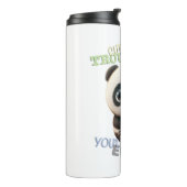 Panda Cuttest Trouble Maker Niedlich Adorable Funn Thermosbecher (Nach links gedreht)