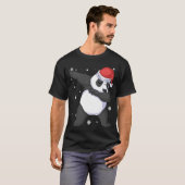 panda dabbing christmas T-Shirt (Vorne ganz)