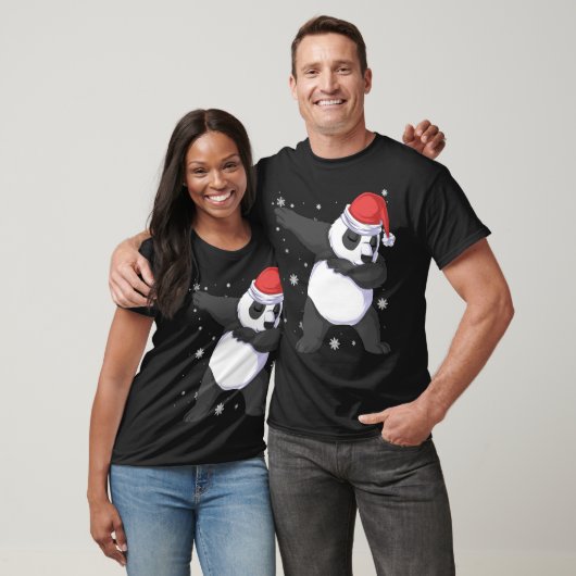 panda dabbing christmas T-Shirt (Unisex)