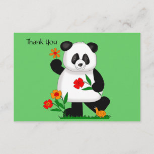 Panda-Dankeskarte Dankeskarte