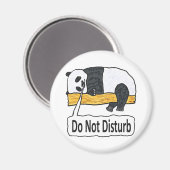 Panda darf nicht gestört werden magnet (Vorderseite/Rückseite)