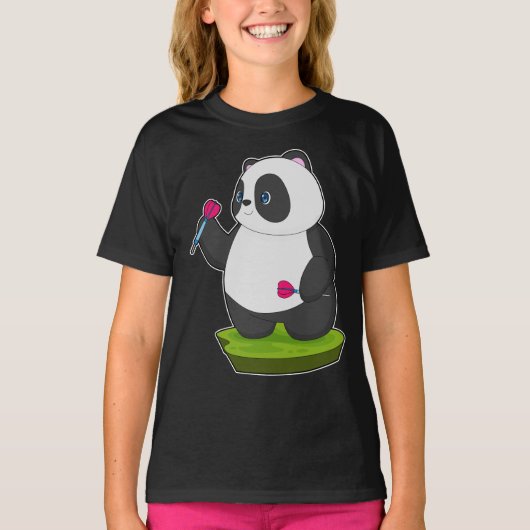 Panda Darts Dart T-Shirt (Vorderseite)