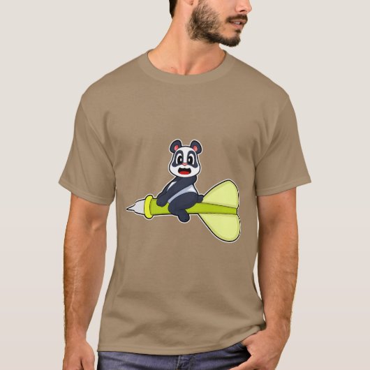 Panda Darts Dart T-Shirt (Vorderseite)