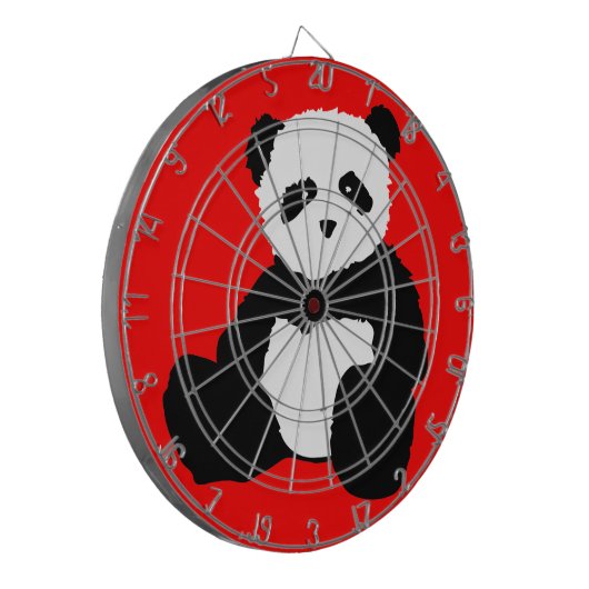 Panda Dartscheibe (Vorderseite Links)