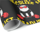 Panda Deadlift TrainingWeightlifting Geschenkpapier (Rolleneckpunkt)