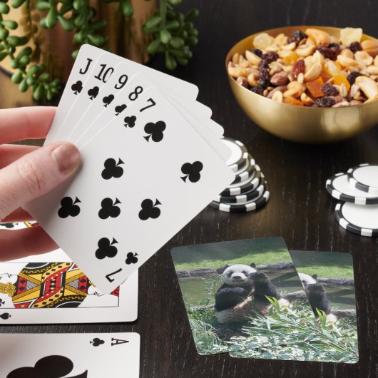Panda Deck auf Spielkarten (In Situ)
