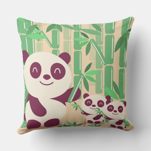 Panda Decorative Pillow Kissen (Rückseite)