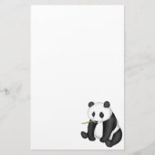 Panda, der Bambus isst Briefpapier (Vorderseite)