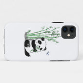 Panda, der Bambus isst Case-Mate iPhone Hülle (Rückseite (Horizontal))