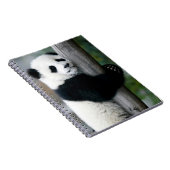 Panda, der Posten umarmt Notizblock (Rechte Seite)