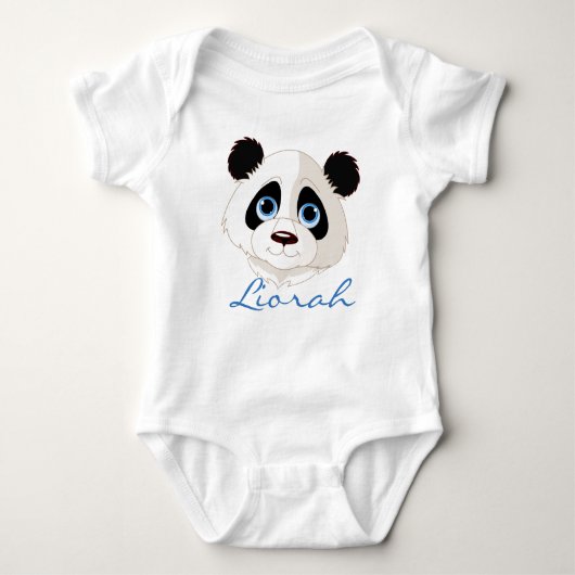 Panda Design Baby Strampler (Vorderseite)