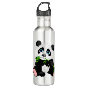 Panda-Design Edelstahlflasche
