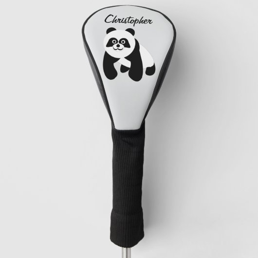Panda Design Golf Headcover (Vorderseite)