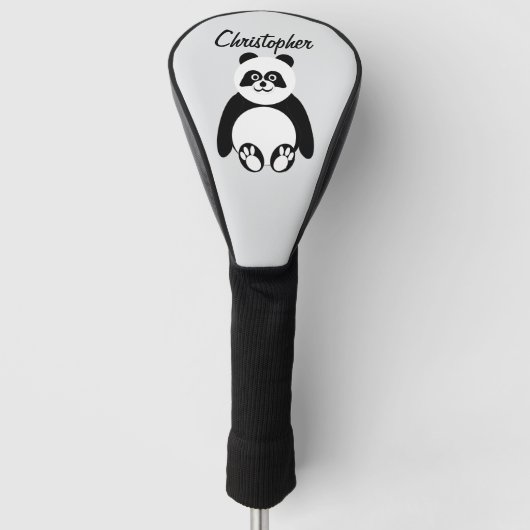 Panda Design Golf Headcover (Vorderseite)