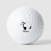 Panda-Design Golfball (Vorderseite)