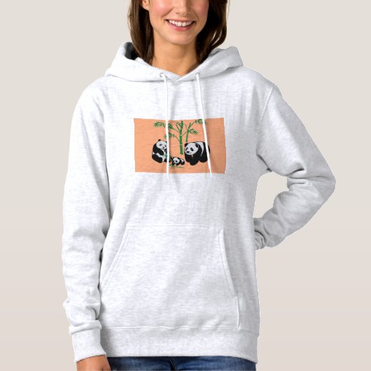 Panda Design Hoodie (Vorderseite)