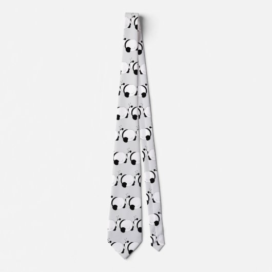 Panda Design Krawatte (Vorderseite)