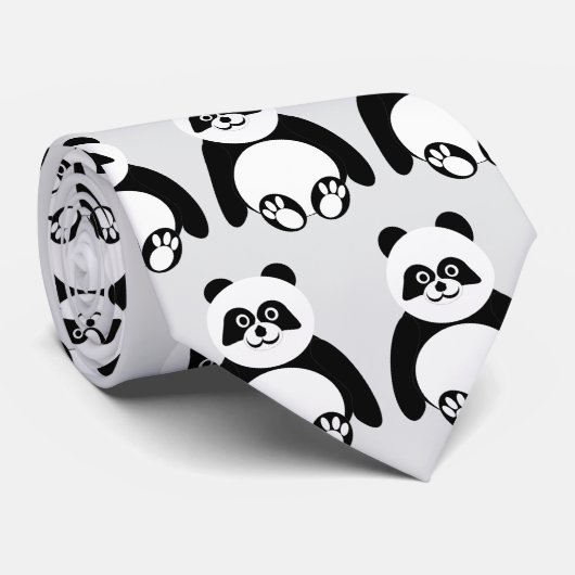Panda Design Krawatte (Gerollt)
