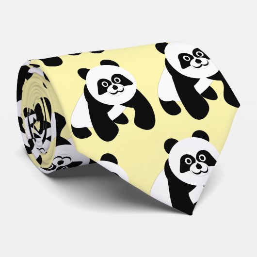 Panda Design Krawatte (Gerollt)